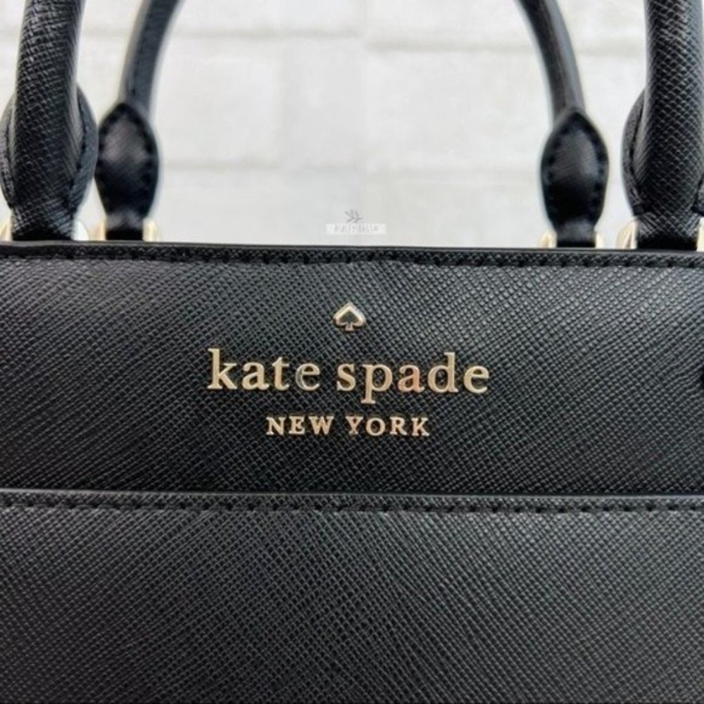 Kate Spade Staci Black Small Satchel Crossbody - Picture 3 of 11